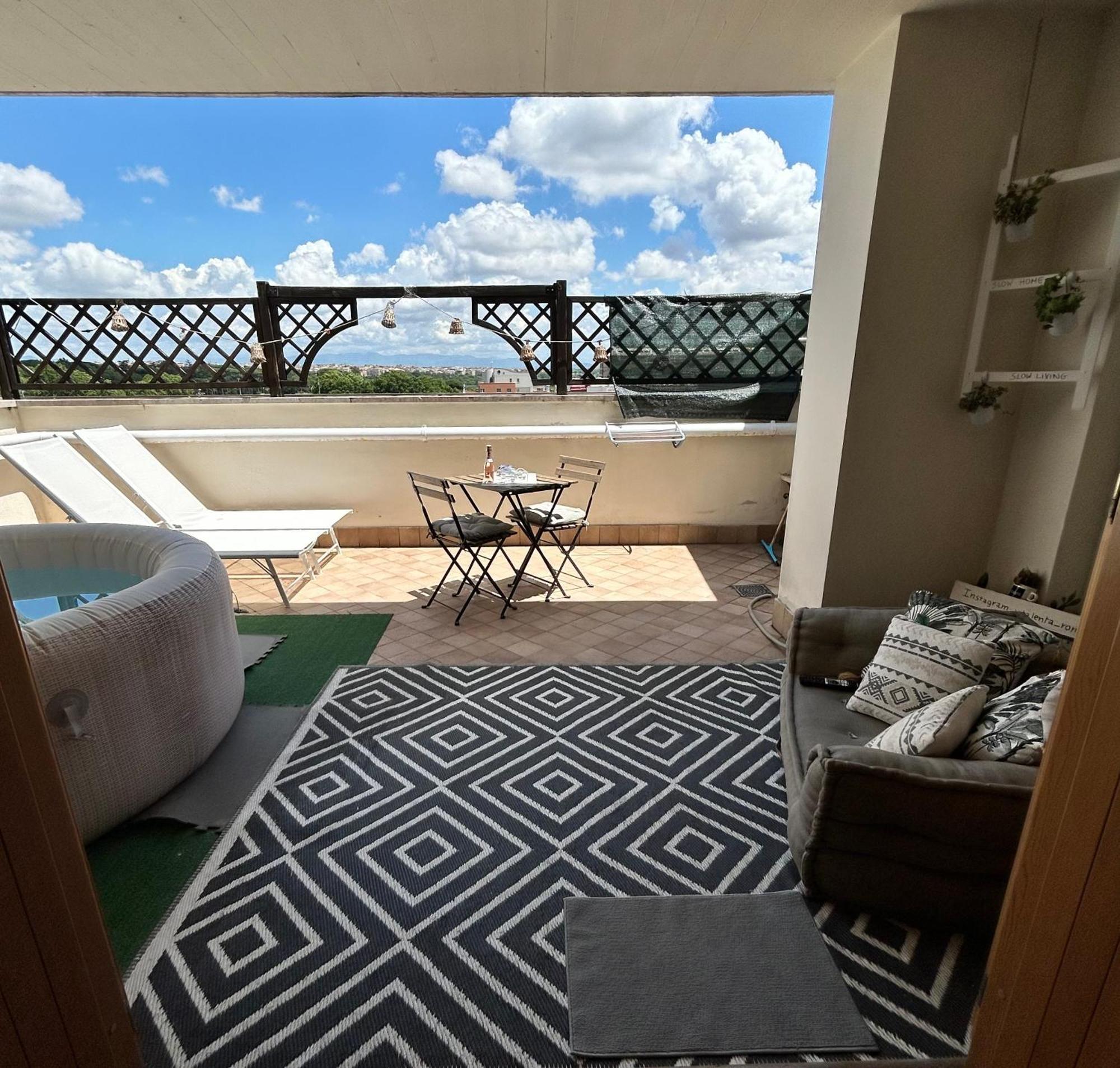 Vita Lenta Terrazza Roma Garbatella Buitenkant foto