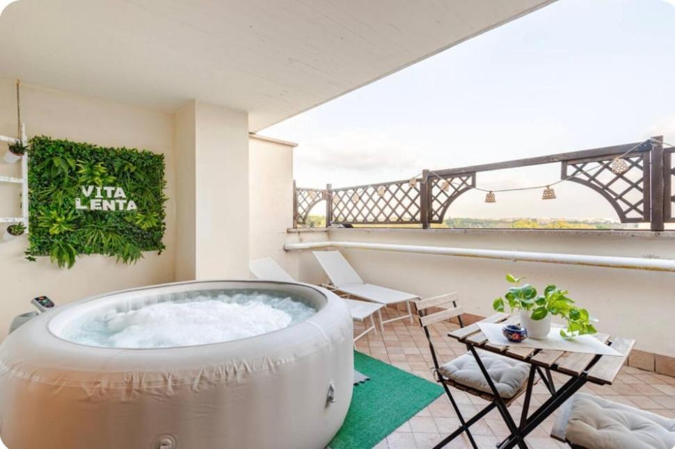 Vita Lenta Terrazza Roma Garbatella Buitenkant foto